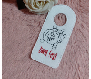 2€ ZUSATZTÜRCHEN 3. Dezember - Stickserie - 12 ITH Flaschenanhänger Vol. 3